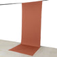 Terracotta 4-way stretch spandex backdrop curtain drapes, wrinkle-free, 5ftx14ft.