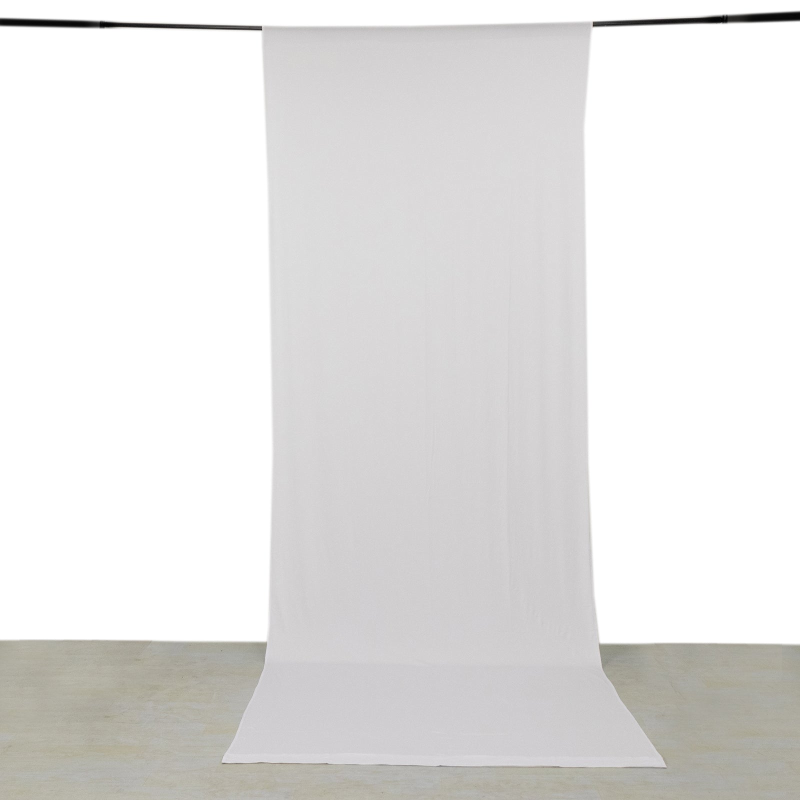 White 4-Way Stretch Spandex Event Curtain Drapes