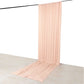 Blush 4-Way Stretch Spandex Event Curtain Drapes, Wrinkle Free Backdrop Event Panel with Rod Pockets
