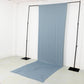 Dusty blue 4-way stretch spandex event curtain drape backdrop.