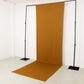 Gold 4-way stretch spandex event curtain drapes backdrop panel.