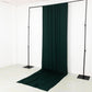 Hunter emerald green 4-way stretch spandex event curtain drapes backdrop panel.