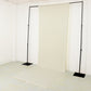 Ivory 4-way stretch spandex backdrop event curtain drapes.