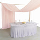 Blush 4-Way Stretch Spandex Event Curtain Drapes, Wrinkle Free Backdrop Event Panel with Rod Pockets