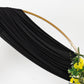 Black 4-way stretch spandex drapes, wrinkle-free event backdrop.