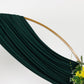 Emerald green 4-way stretch spandex event curtain drapes.