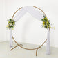 White 4-way stretch spandex event curtain drapes with rod pockets.