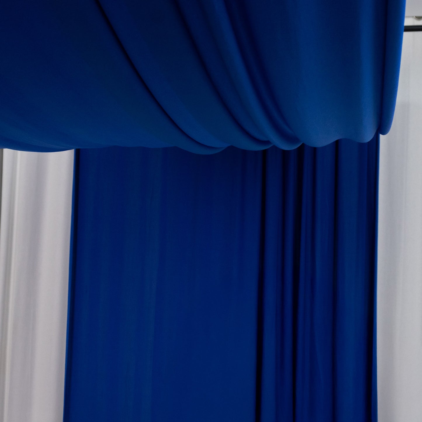 Royal Blue 4-Way Stretch Spandex Curtain Drapes for Events