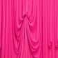 Fuchsia Spandex Pre-Sewn Dramatic Drape Backdrop Curtain – 13ft × 20ft 4-Way Stretch Wrinkle-Free 18