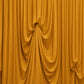 Gold Spandex Pre-Sewn Dramatic Drape Backdrop Curtain – 13ft × 20ft 4-Way Stretch Wrinkle-Free 180GS