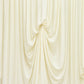 Ivory Spandex Pre-Sewn Dramatic Drape Backdrop Curtain – 13ft × 20ft 4-Way Stretch Wrinkle-Free 180G
