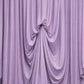 Lavender Lilac Spandex Pre-Sewn Dramatic Drape Backdrop Curtain – 13ft × 20ft 4-Way Stretch Wrinkle-