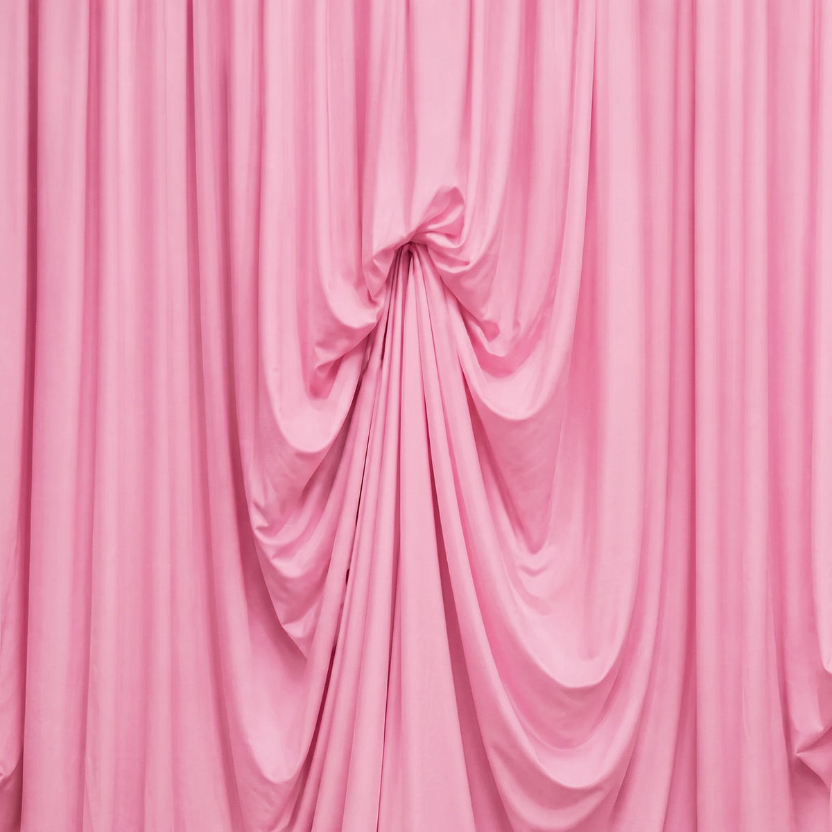 Pink Spandex Pre-Sewn Dramatic Drape Backdrop Curtain – 13ft × 20ft 4-Way Stretch Wrinkle-Free 180GS