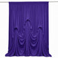 Purple Spandex Pre-Sewn Dramatic Drape Backdrop Curtain – 13ft × 20ft 4-Way Stretch Wrinkle-Free 180