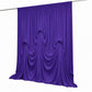 Purple Spandex Pre-Sewn Dramatic Drape Backdrop Curtain – 13ft × 20ft 4-Way Stretch Wrinkle-Free 180