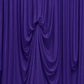 Purple Spandex Pre-Sewn Dramatic Drape Backdrop Curtain – 13ft × 20ft 4-Way Stretch Wrinkle-Free 180