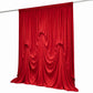 Red Spandex Pre-Sewn Dramatic Drape Backdrop Curtain – 13ft × 20ft 4-Way Stretch Wrinkle-Free 180GSM