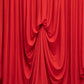 Red Spandex Pre-Sewn Dramatic Drape Backdrop Curtain – 13ft × 20ft 4-Way Stretch Wrinkle-Free 180GSM