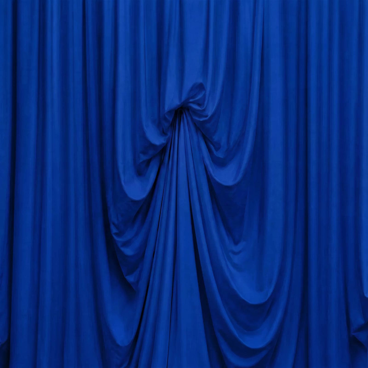 Royal Blue Spandex Pre-Sewn Dramatic Drape Backdrop Curtain – 13ft × 20ft 4-Way Stretch Wrinkle-Free