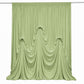 Sage Green Spandex Pre-Sewn Dramatic Drape Backdrop Curtain – 13ft × 20ft 4-Way Stretch Wrinkle-Free