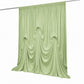 Sage Green Spandex Pre-Sewn Dramatic Drape Backdrop Curtain – 13ft × 20ft 4-Way Stretch Wrinkle-Free