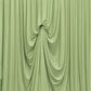 Sage Green Spandex Pre-Sewn Dramatic Drape Backdrop Curtain – 13ft × 20ft 4-Way Stretch Wrinkle-Free