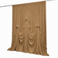 Taupe Spandex Pre-Sewn Dramatic Drape Backdrop Curtain – 13ft × 20ft 4-Way Stretch Wrinkle-Free 180G