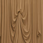 Taupe Spandex Pre-Sewn Dramatic Drape Backdrop Curtain – 13ft × 20ft 4-Way Stretch Wrinkle-Free 180G