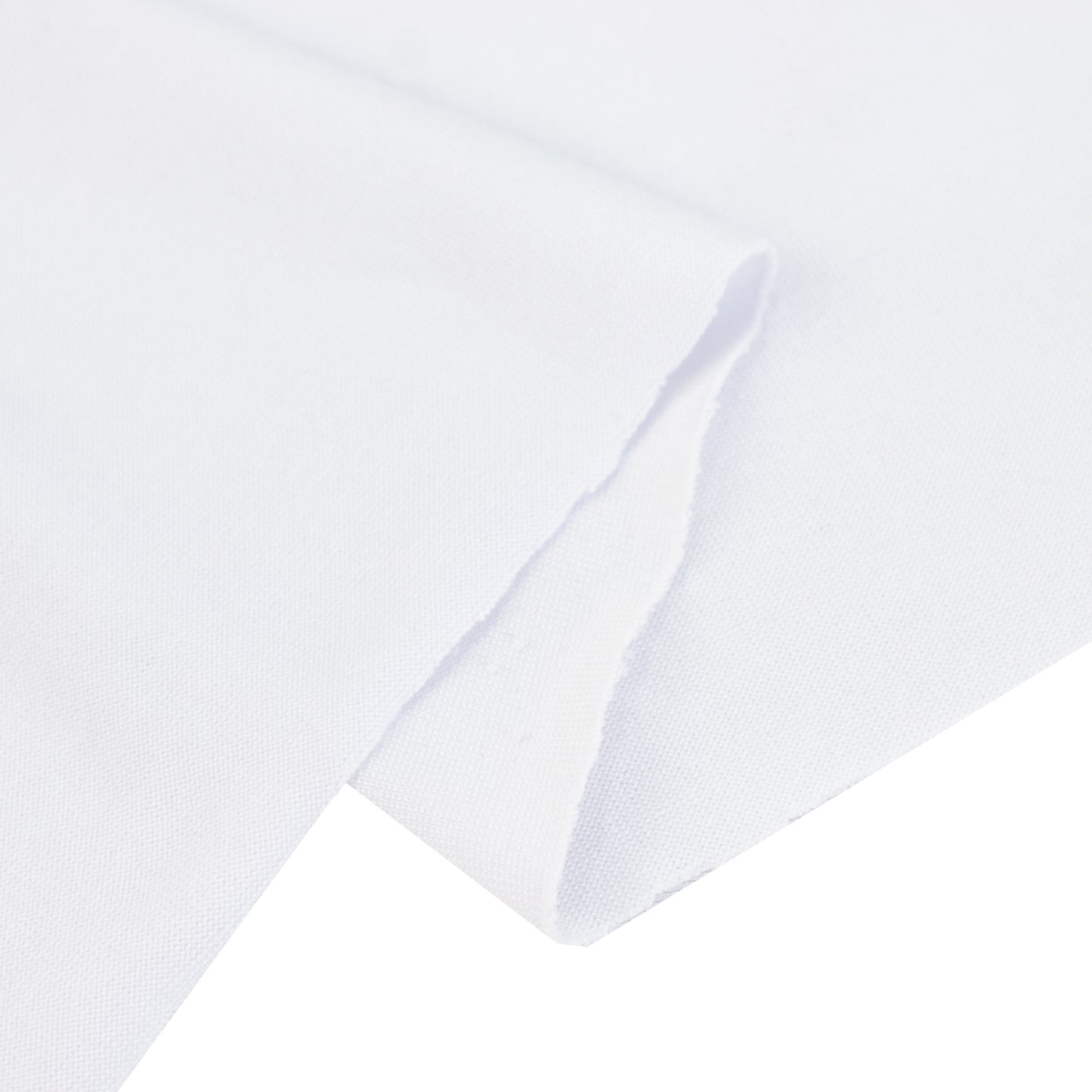 White stretch spandex tent ceiling drape fabric close-up.