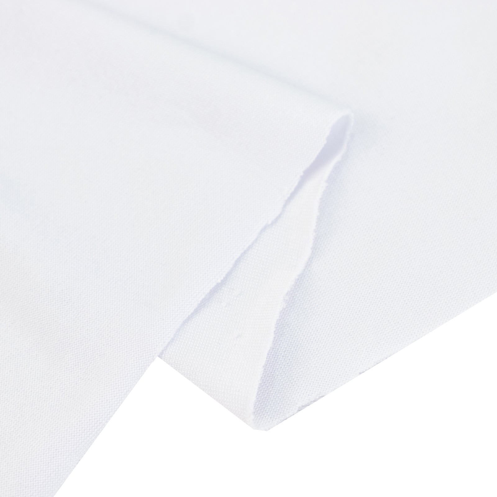 White stretch spandex tent ceiling drape fabric close-up.