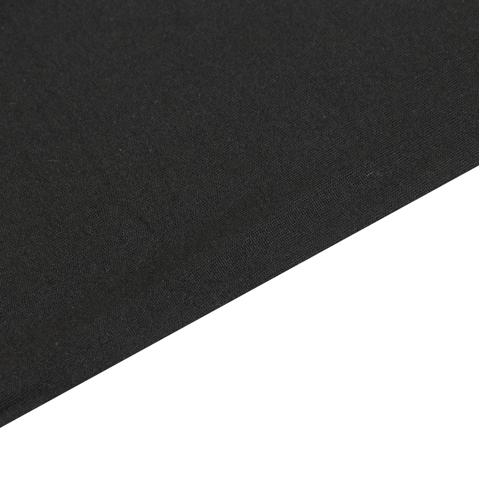 Black stretch spandex tent ceiling drape fabric, 25ft x 36ft.