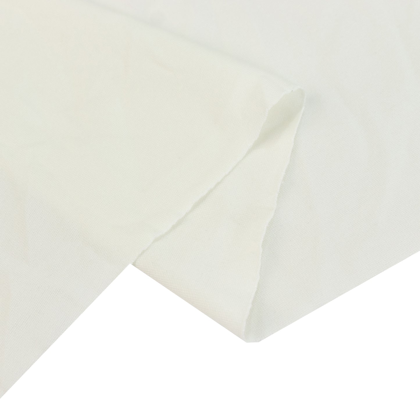 Ivory stretch spandex tent ceiling drape, 25ft x 36ft, wrinkle-free fabric.
