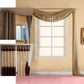42"-126" Adjustable Metal Curtain Rod Set, Gold, Acrylic Designer Finials