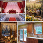 Crystal beaded curtain valance, elegant decor for windows and doorways.