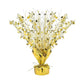6 Pack Metallic Gold Star Foil Spray Centerpiece Table Decoration, 13" Free Standing Gleam 'N Burst Party Accessories