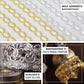Silver stick-on rhinestone gems with pearl accents for crafting and decoration.