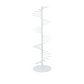 Clear acrylic spiral cocktail tree stand with 40 holders for wine glasses.