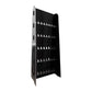 5ft Glossy Black 5-Tier 40 Champagne Glass Holder Wall Stand, Wine Glass Standing Rack