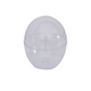Clear plastic mini egg-shaped candy favor cup with dome lid.