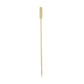 Eco-friendly bamboo paddle party pick in natural color.
