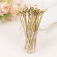 Eco-friendly twisted knot bamboo cocktail sticks in light brown color.