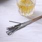 Silver firework frills cake toppers with bamboo cocktail sticks.