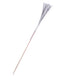 Silver firework frills cake toppers on bamboo sticks for festive decoration.