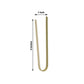 Eco-friendly natural bamboo wooden tongs, 6 inches long, 50 pack.