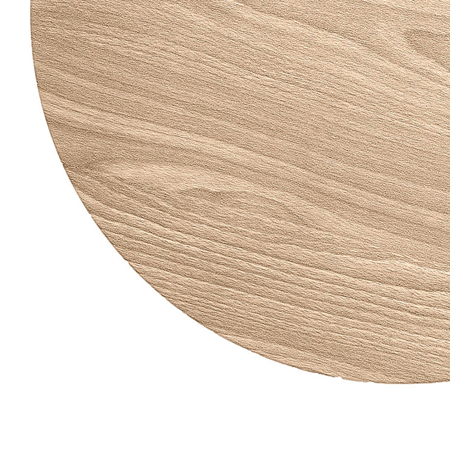 6 Pack Natural 13" Disposable Placemats With Walnut Wood Design, Round Paper Dining Table Mats