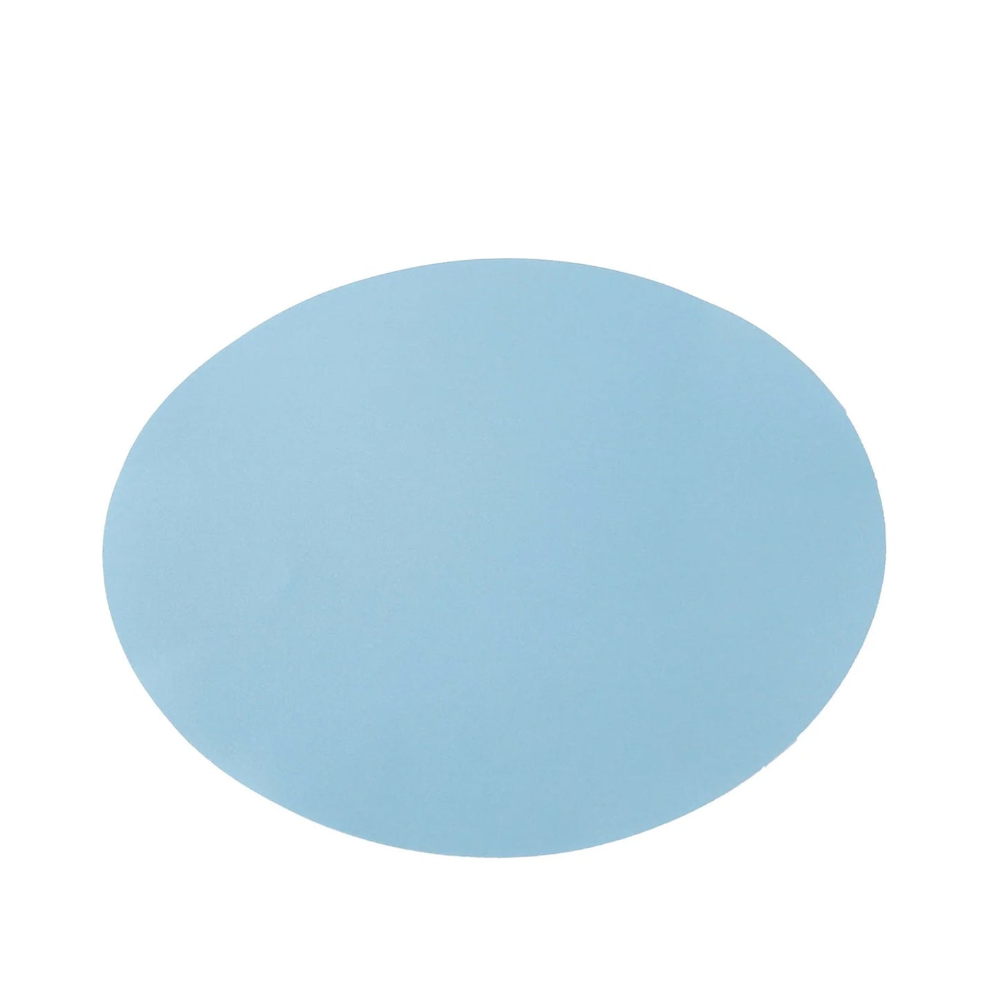 50 Pack 13" Round Disposable Paper Placemats – Dusty Blue Cardboard Dining Table Mats, 120 GSM