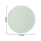 50 Pack 13" Round Disposable Paper Placemats – Sage Green Cardboard Dining Table Mats, 120 GSM