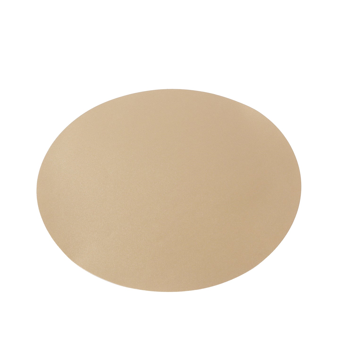50 Pack 13" Round Disposable Paper Placemats – Taupe Cardboard Dining Table Mats, 120 GSM