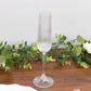 12 Pack 4oz Vintage Ribbed Champagne Flutes Clear – Disposable Plastic Toasting Glasses