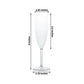 Shatterproof Champagne Flutes – 12 Reusable 6oz Clear Plastic Toasting Glasses for Celebrations & Special Occasions